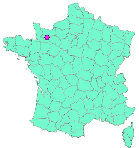 Localisation en France de la geocache Haut Buat #2