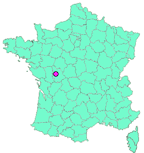 Localisation en France de la geocache L'arbre du pendu