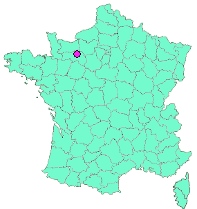 Localisation en France de la geocache #5 La boucle des 7km - La Cache à Clara