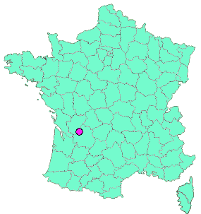 Localisation en France de la geocache Artiste