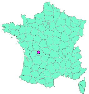Localisation en France de la geocache [ESJ] #F01 Les Feutrières - Moulin Rochebrune