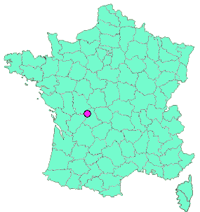 Localisation en France de la geocache A VOS VOEUX