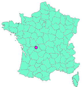 Localisation en France de la geocache Peyrelade