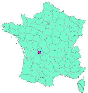 Localisation en France de la geocache #3 Les Essarts 