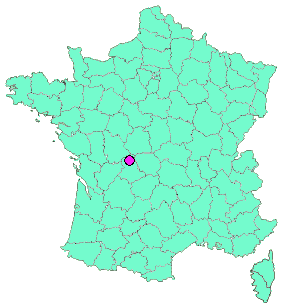 Localisation en France de la geocache #2: RESITANCE Monument la croix des martyrs