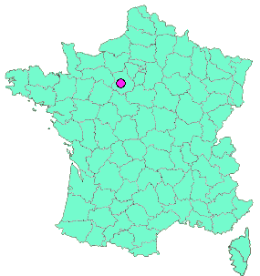 Localisation en France de la geocache Un endroit de repos