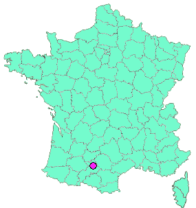 Localisation en France de la geocache Mission : future mariée