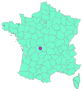 Localisation en France de la geocache #02CroixCreuse : La Croix de Chatain