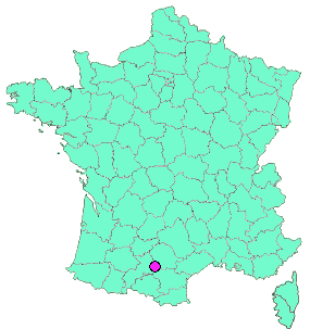 Localisation en France de la geocache Le Lauragais autrement #2
