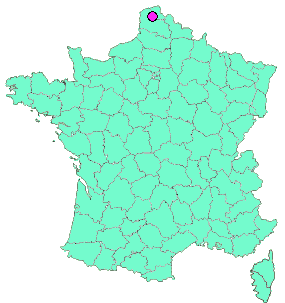 Localisation en France de la geocache #Chemin des écoliers 🏫