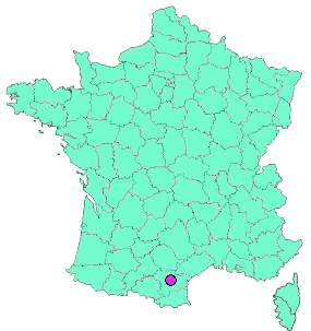 Localisation en France de la geocache Bonne année 2021