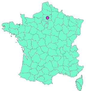 Localisation en France de la geocache BAL(L)ADE #06