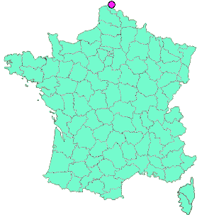 Localisation en France de la geocache Lac de Téteghem - 12 -