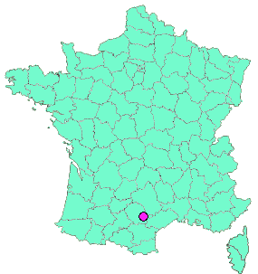 Localisation en France de la geocache La maison de la forêt de Montagnol