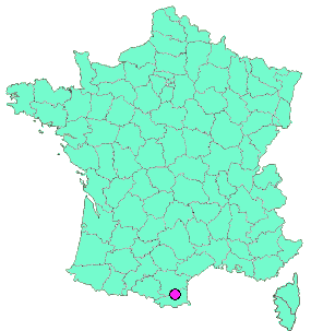 Localisation en France de la geocache Caramany 2 - L'Eglise