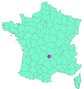Localisation en France de la geocache [HT2026] Basalte à Gogo
