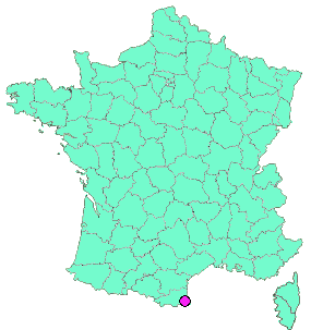 Localisation en France de la geocache Laroque des Albères # 1 - l'ermitage de Tanya