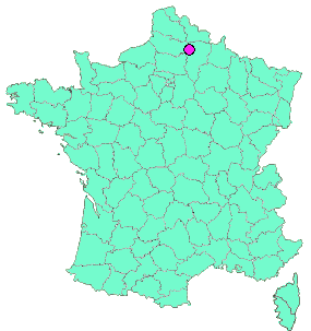 Localisation en France de la geocache Etang Le  Miroir 