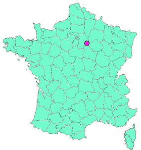 Localisation en France de la geocache Réserve Naturelle la Bassée #8Dendromicrohabitat