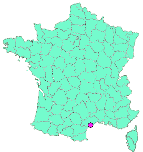 Localisation en France de la geocache AVF 34 St.Thibéry Vias 2 Aiguillage S carrière