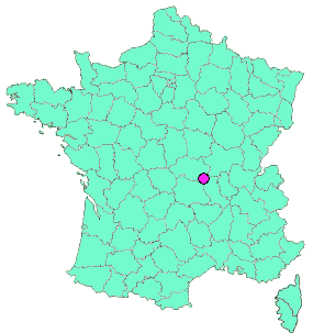 Localisation en France de la geocache Direction le moulin Herblin