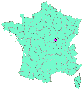 Localisation en France de la geocache Les feuilles tombent de l'arbre