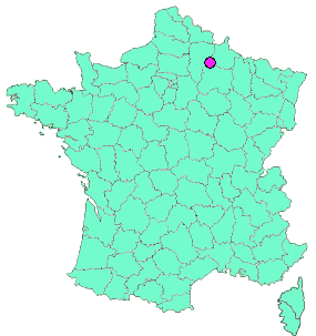 Localisation en France de la geocache [Rando-Caching] Voie verte 6