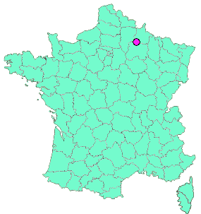 Localisation en France de la geocache Bazan004