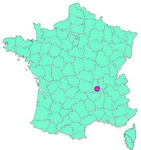 Localisation en France de la geocache la mouette de LA RONZE