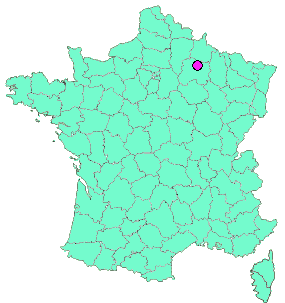 Localisation en France de la geocache Voyage, voyage