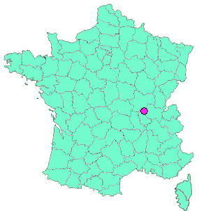 Localisation en France de la geocache Victor Pulliat