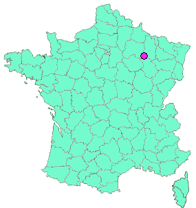 Localisation en France de la geocache Une perf pour le 7ème ciel