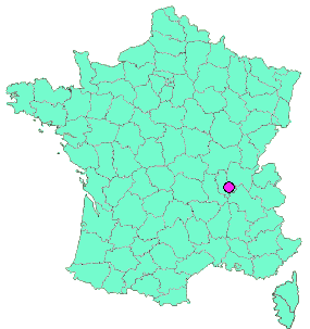 Localisation en France de la geocache En transit