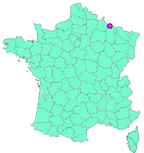 Localisation en France de la geocache tradi La rosace d'Avioth 