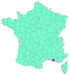 Localisation en France de la geocache Figuerolle 2