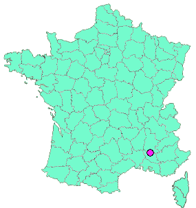 Localisation en France de la geocache Vijver Malaucène