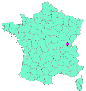 Localisation en France de la geocache The American Headquarter