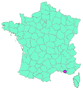 Localisation en France de la geocache A la recherche du trésor de l'Arbois