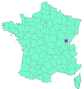Localisation en France de la geocache #01 GCA15 = le Géo Calendrier de l’Avent 2015