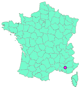 Localisation en France de la geocache  Verger conservatoire