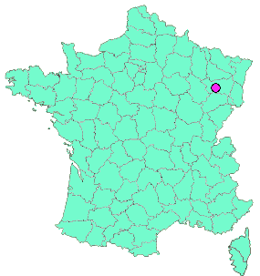 Localisation en France de la geocache Etang de Jeanmol