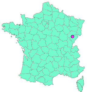 Localisation en France de la geocache La Tour des Bois 🌳