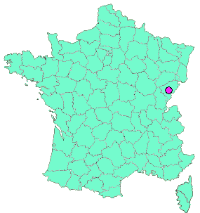 Localisation en France de la geocache Le terrain de jeu