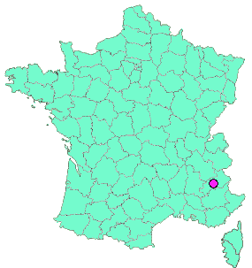 Localisation en France de la geocache Aperocache champsaurin à Ancelle