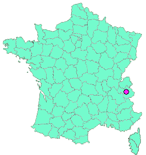 Localisation en France de la geocache Combelouviere Bienvenue à Doucy-Combelouvière, une