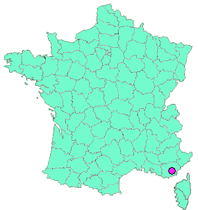 Localisation en France de la geocache 1-ARI, portail condamné